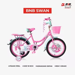 Sepeda City Bike Mini  BNB Swan ukuran 18 Inch