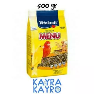 Vitakraft Premium Menu Vital for Honey Canaries 500 gr - Makanan Burung Canary/Kenari/Love Bird