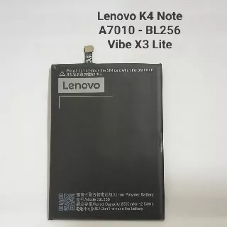 Baterai Lenovo K4 Note A7010 BL256 Batre Vibe X3 Lite Battery