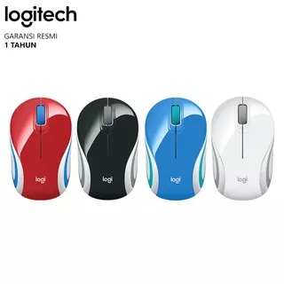 Logitech Mouse M187 Wireless Mouse - Black/White/Red/Blue/Orange