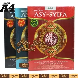 AL QURAN LATIN PER KATA, TERJEMAHAN DAN TAJWID WARNA - AL QURAN ASY-SYIFA A4 - Penerbit Al Fatih