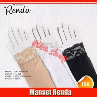 [Vitu Shop] Manset Renda / Manset Tangan Renda/ hand sock