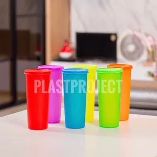 Gelas Plastik Tutup 475ml/ souvenir Tumbler Plastik/Gelas air minum/ souvenir/gelas tumblr/ botol tumblr/ botol plastik/ botol minum BPA free Gelas Minuman Botol Minum / Reusable COLOR TUMBLER / Plastik Warna Warni bottle glass hampers lebaran idul adha