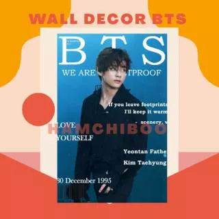 Wall decor BTS majalah vogue diy hias tembok dinding aesthstic kpop korea jin rm jungkook jimin v