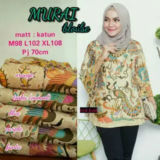 MURAI BLUS WANITA ATASAN BATIK MURAH BLUS BATIK MURAH BLUS BATIK MODERN TERMURAH