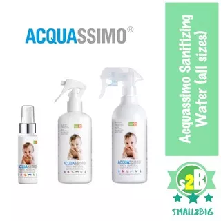 Acquassimo Sanitizing Water 40ml 100ml 300ml 500ml | pembersih aman untuk bayi acquasimo sanitising