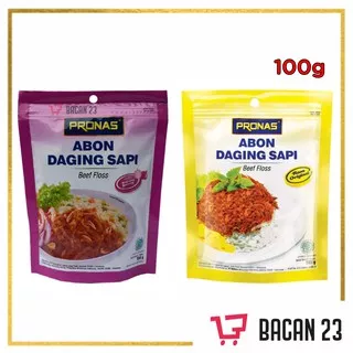 Pronas Abon Daging Sapi Rasa 100gr (Original - Bawang Goreng) / Bacan 23 - Bacan23