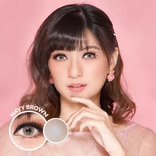 Kitty Kawaii Navy Brown Softlens ( HARGA 1 PCS BUKAN 1 PASANG )