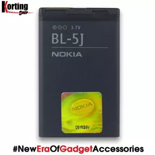 Baterai Nokia BL-5J N900 5800 C3 X6 5230 Lumia 520 BL 5J ORIGINAL 100% Battery Batrai Batre BL5J