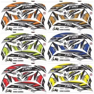 Striping decal yamaha fino 2012 - 2014 / fino karbu