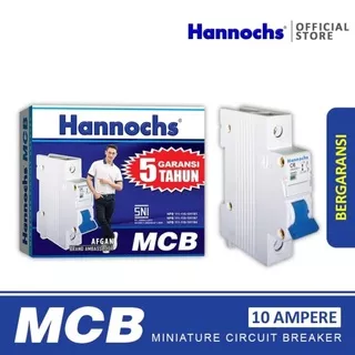 MCB 10 Amper Hannochs - MCB 1Phase 10A
