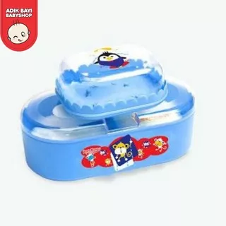 Tempat Bedak Bayi 2in1 Anti Pecah Powder Case Lusty Bunny TB-1551/53 / Tempat Bedak Dan Tempat Sabun Mandi Bayi Anti Pecah / Wadah Bedak Bayi Sabun Mandi Bayi Murah / Tempat Menaruh Bedak Bayi Multifungsi / Tempat Sabun Mandi Bayi