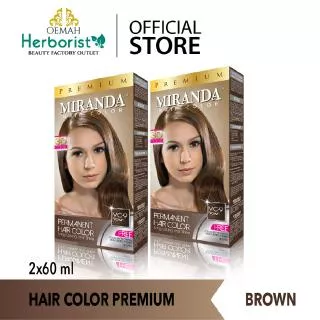 Miranda Hair Color Premium - MC9 Brown 60ml - 2 Pcs