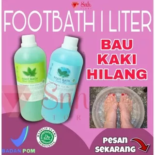 FOOT BATH 1 LITER/foot bath/foot spa/Spa Kaki/Sabun Kaki pedicure/pembersih tumit kaki pecah/perawatan kaki/peeling kaki/perawatan kaki/rendam kaki/garam epsom rendam kaki/garam kaki/masker kaki pengelupas kulit mati/penghilang bau Kaki/pembersih kaki