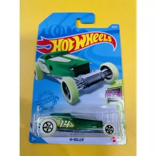 HOTWHEELS HOT WHEELS HI-ROLLER HIJAU HW GLOW IN THE DARK RACERS TRACK STARS LOT A 2021 MURAH LANGKA