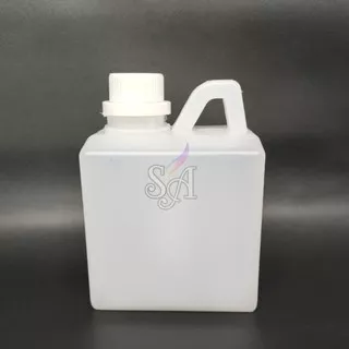 Jerigen 500ml / Botol Jerigen 1/2 Liter HDPE Tutup Segel (isi 10pcs)