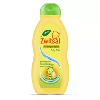 200ml sabun mandi cair  BABY BATH with minyak telon ZWITSAL Natural baby bath  bayi zwitsal