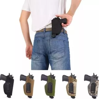 Sarung Pistol Holster Nylon Sabuk Airsoft Gun Taktis Portable WGG