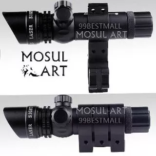 LASER RIFLE SCOPE RED DOT   LASER SENAPAN ANGIN DAN AIRSOFT