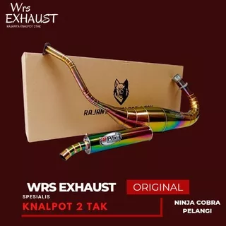 Knalpot Racing Ninja r, Ninja rr, Ninja SS, Knalpot Racing Ninja R Pelangi , Knalpot Ninja cobra 100% Original Wrs Exhaust Pembayaran Cod