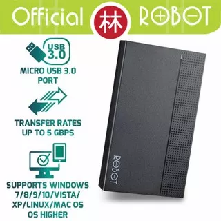 Robot RSHD10 2.5 Inch SATA External Hard Drive Enclosure USB 3.0