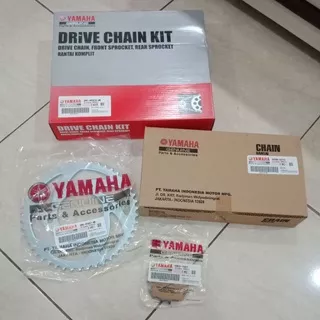 GEAR GIR RANTAI SET 2PK R15 R 15 LAMA OLD XABRE ORIGINAL ORI ASLI YAMAHA YGP 2PK-WF01A-00