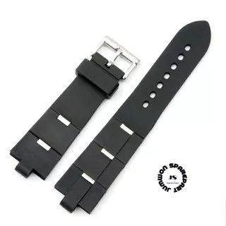 Tali BVLGARI DIAGONO AL38A Strap Jam Tangan Bulgari Rubber