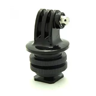 Tripod Screw to SLR Camera Flash Shoe Mount Adapter GoPro