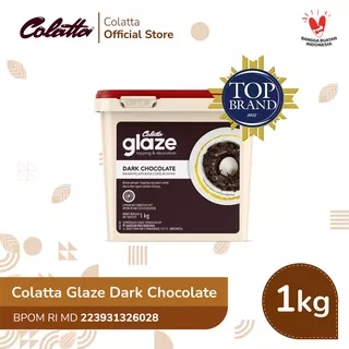 Colatta Glaze Dark - Bahan Pelapis Rasa Coklat 1Kg