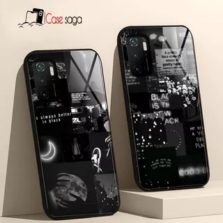 G521 Softcase Glass Case Kaca Kilau Xiaomi Aesthethic POCO C40 M3 M3 PRO 5G X3PRO X3GT M4 PRO 5G C40
