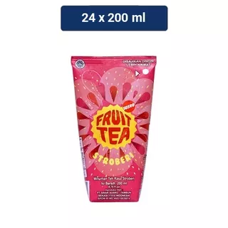 Fruit Tea Sosro Strawberry Genggam 200 ml x 24 (1 Case)