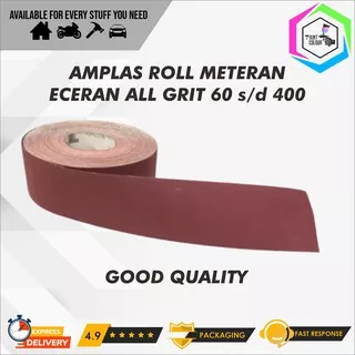 Ampelas / Amplas / Hamplas / Hampelas Roll Meteran / Per Meter All Grit - 100 50cm