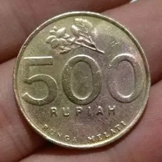 Uang Koin 500 Rupiah Melati Tahun 1997 2000 2001 2002 2003