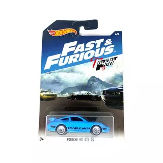 Hotwheels Fast And Furious Porsche 911 GT3 Rs Card Metir Atau Melengkung