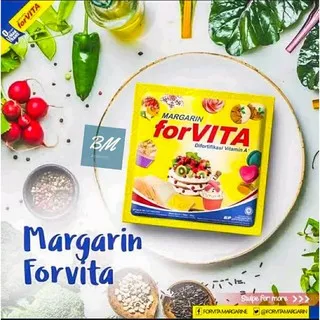 Forvita Margarin 200 Gr - Forvita 200 Gr - Mentega Margarin DIfortifikasi Vitamin A - HALAL