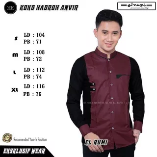 BAJU KOKO/BAJU KOKO PRIA/BAJU KOKO DEWASA/BAJU KOKO HADROH/BAJU KOKO HADROH LENGAN PANJANG/BAJU KOKO HADROH AZ ZAHIR/BAJU KOKO HADROH GUS AZMI/BAJU KOKO HADROH MOTIF PILOT KOKO EL RU-MI ORIGINAL