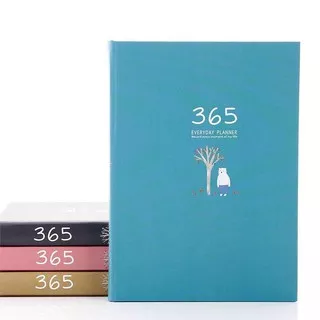 Buku Diary 365 Hari Hardcover - Sky Blue