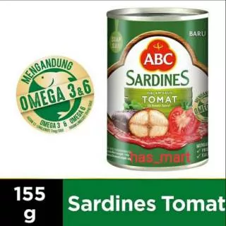 ABC sarden 155 gram tomat