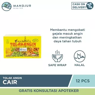 Tolak Angin Cair - Dus isi 12 sachet