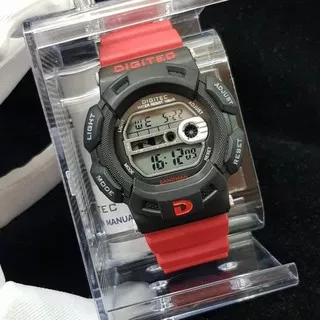 JAM TANGAN DIGITEC 2087 WANITA BLACK RED DIGITAL ORIGINAL