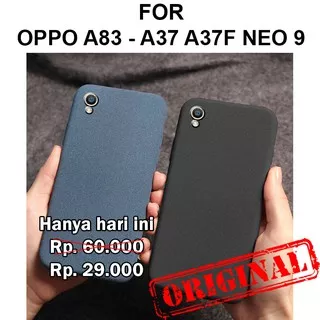 SAND SCRUB soft case for Oppo A83 - A37 A37f Neo 9  casing cover tpu ultra thin matte silikon