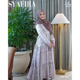 GAMIS TERBARU SYAFIRA BY ADEN GAMIS BUSUI GAMIS SET PASHMINA GAMIS LEBARAN GAMIS MOTIF BUSUI