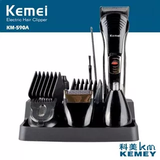 Hoshizora KEMEI KM-590A 7 In 1 Electric Grooming Beard Hair Nose Trimmer Shaver