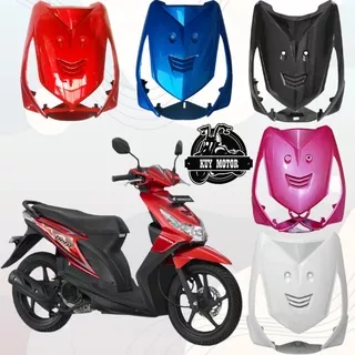 PROMO - Cover Panel Tameng Depan Motor Honda BeAT Karbu Tahun 2008 2009 2010 2011 2012  Warna Hitam Putih Merah Pink Biru Tua TERLARIS / TERMURAH