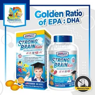 Us Clinicals Strong Brain Kids | Vitamin Perkembangan Otak Anak