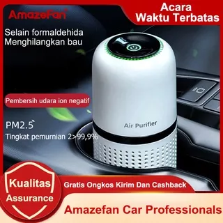 Pembersih udara mobil AmazeFan JHQ-101 menghilangkan bakteri dan membersihkan udara Neck Air Purifier Portable ?????????