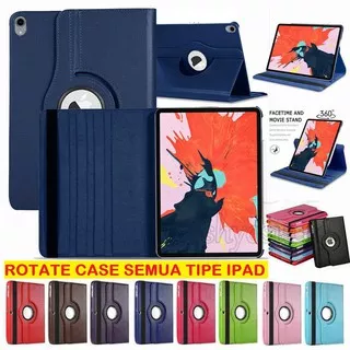 iPad 9.7 2 3 4 5 6 7 8 10.2 Mini Air 1 2 3 4 Pro 10.5 11 12.9 Rotate Leather Flip Case Casing Cover