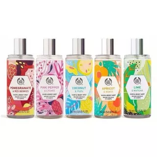 ORIGINAL HAIR AND BODYMIST THE BODY SHOP POMEGRANATE LYCHEE MATCHA COCONUT