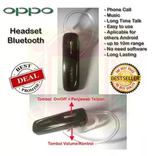 Unik Handsfree Bluetooth Oppo | Earphone | Headphone | Headset Bluetooth Oppo terbaik