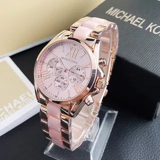 ?COD MK Michael Kors Jam Tangan Quartz Dengan Strap Keramik Women Ceramics Watch INS Tiktok Hot